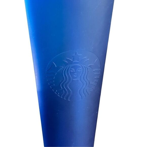 Starbucks Spring 2023 Blueberry Soft Touch 24oz Venti Tumbler - Picture 2 of 5